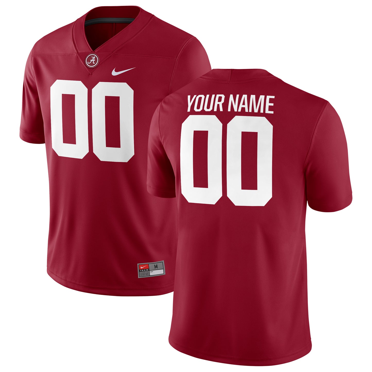 Men's Nike Crimson Alabama Crimson Tide Football Custom Game Jersey