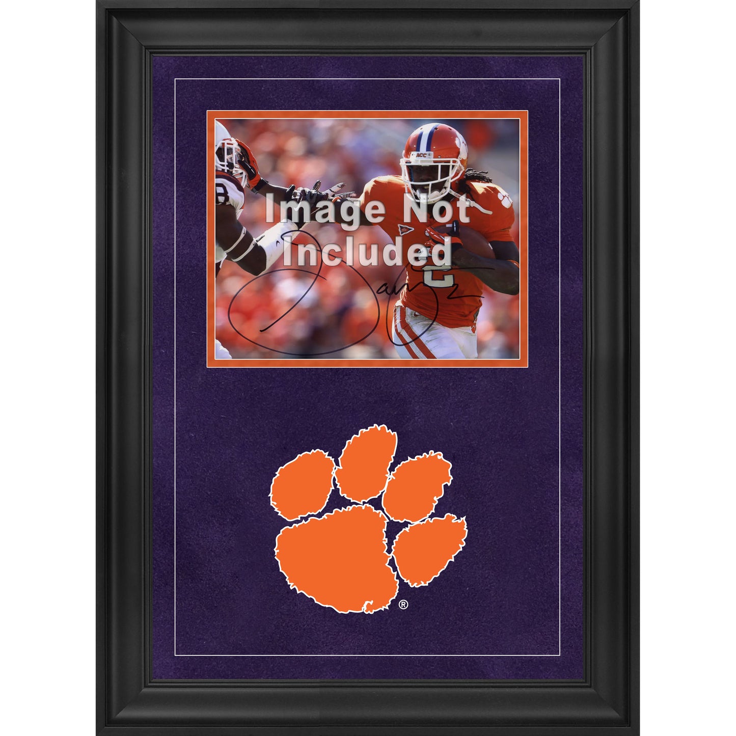 Clemson Tigers 8'' x 10'' Deluxe Horizontal Photograph Frame with Team Logo