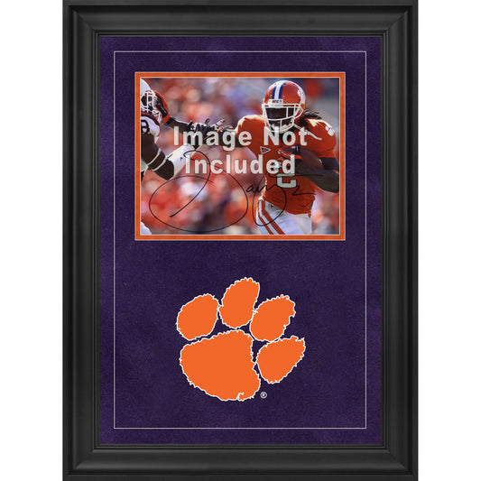 Clemson Tigers 8'' x 10'' Deluxe Horizontal Photograph Frame with Team Logo