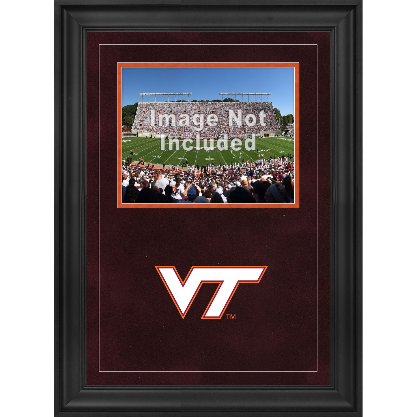 Virginia Tech Hokies 8'' x 10'' Deluxe Horizontal Photograph Frame with Team Logo