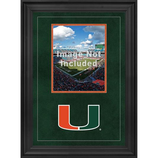 Miami Hurricanes 8'' x 10'' Deluxe Vertical Photograph Frame with Team Logo