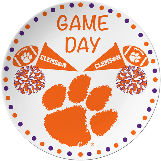 Clemson Tigers Game Day Plate