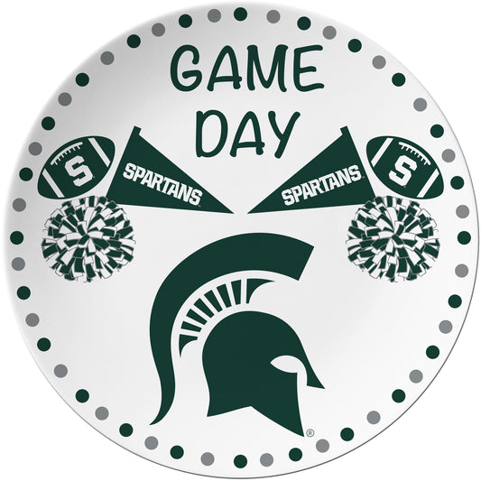 Michigan State Spartans Game Day Plate