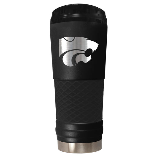 Black Kansas State Wildcats Stealth Matte 24oz Tumbler
