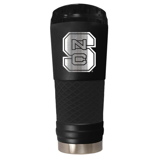 Black NC State Wolfpack Stealth Matte 24oz Tumbler