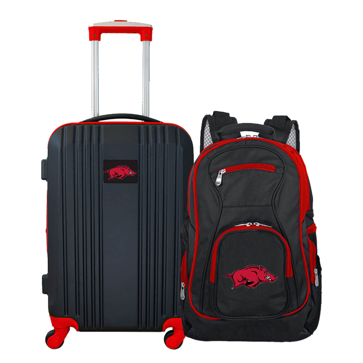 MOJO Cardinal Arkansas Razorbacks 2-Piece Luggage & Backpack Set