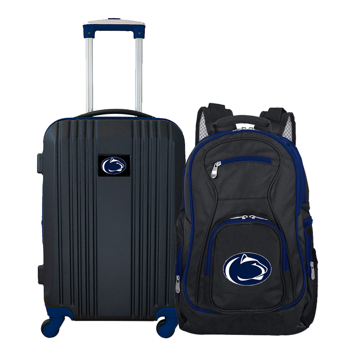 MOJO Black Penn State Nittany Lions 2-Piece Luggage & Backpack Set