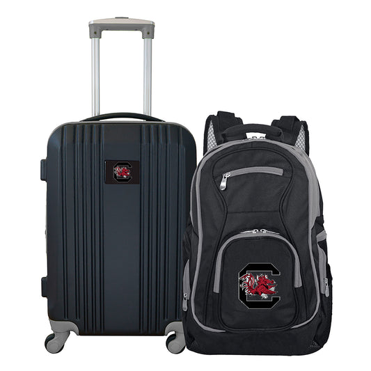 MOJO Black South Carolina Gamecocks 2-Piece Luggage & Backpack Set