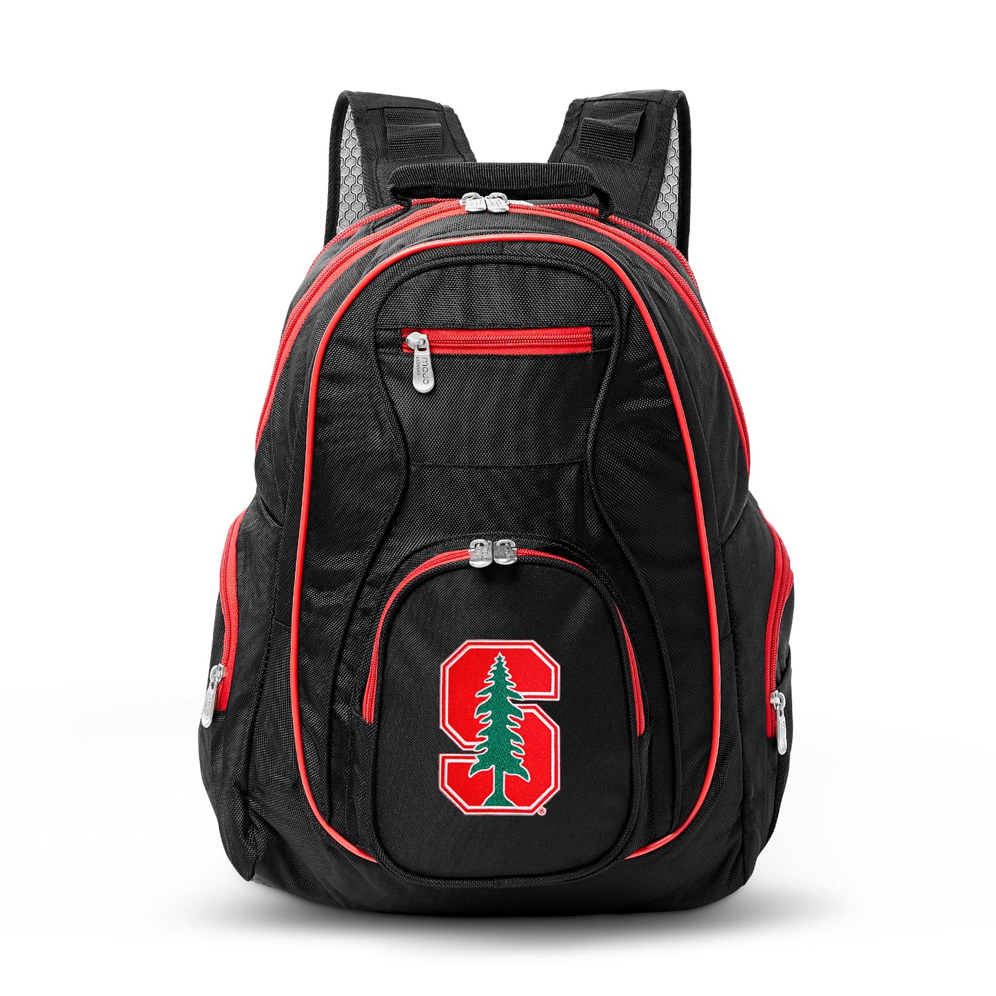 MOJO Black Stanford Cardinal Trim Color Laptop Backpack