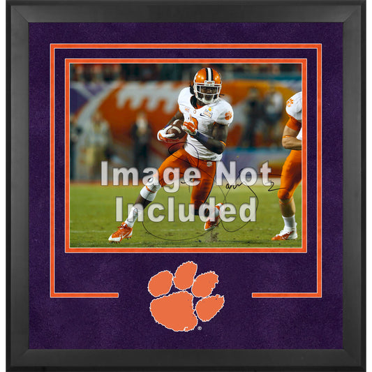 Clemson Tigers Deluxe 16'' x 20'' Horizontal Photograph Frame with Team Logo