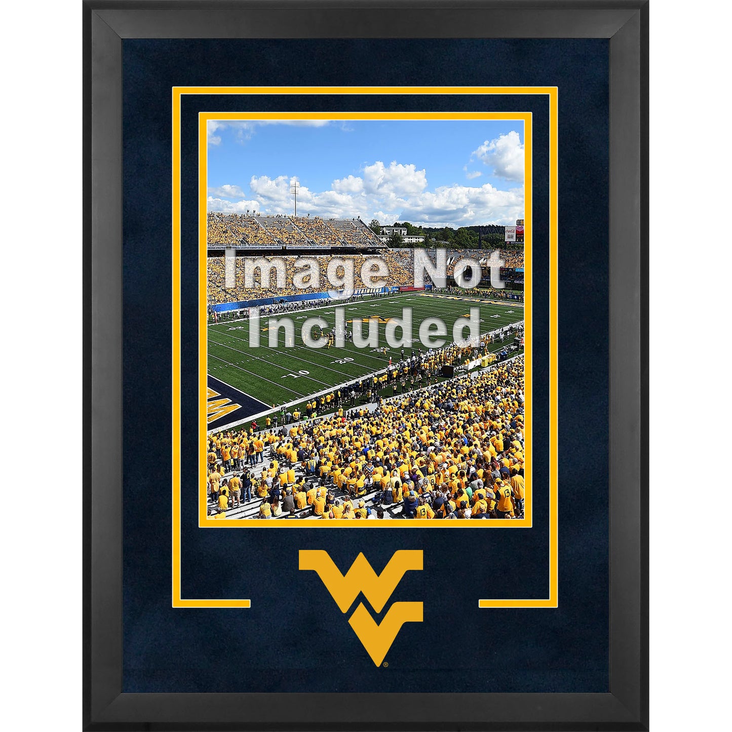 West Virginia Mountaineers Deluxe 16'' x 20'' Vertical Photograph Frame with Team Logo