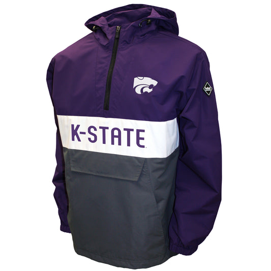Men's Franchise Club Purple Kansas State Wildcats Alpha Anorak Jacket