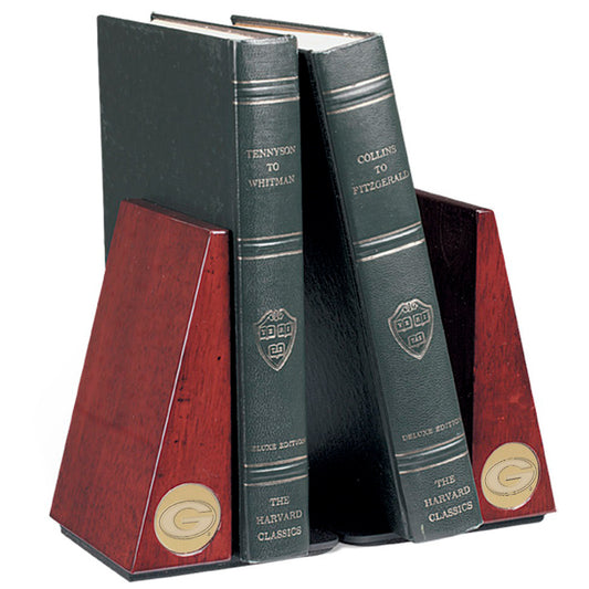 Gold Georgia Bulldogs Bookends