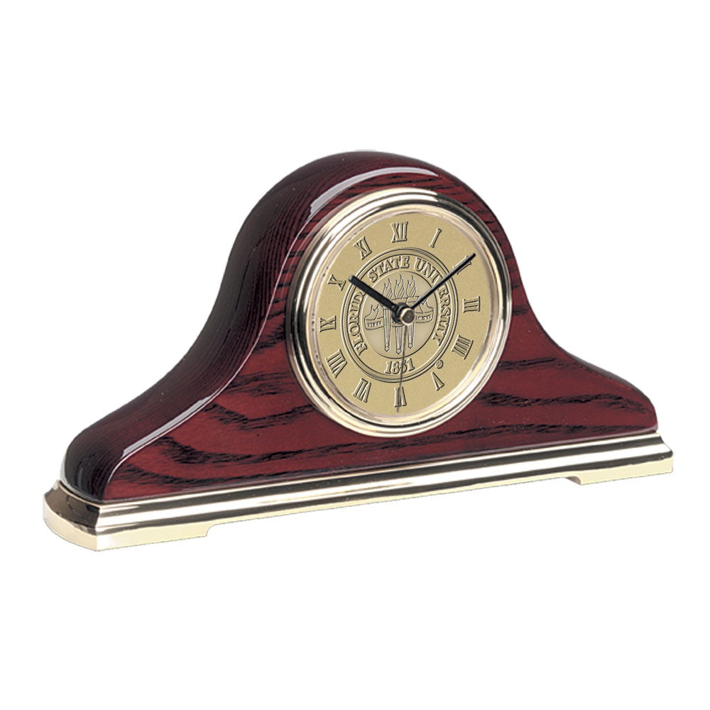 Gold Florida State Seminoles Napoleon Clock