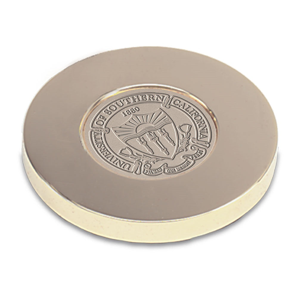Gold USC Trojans Paperweight