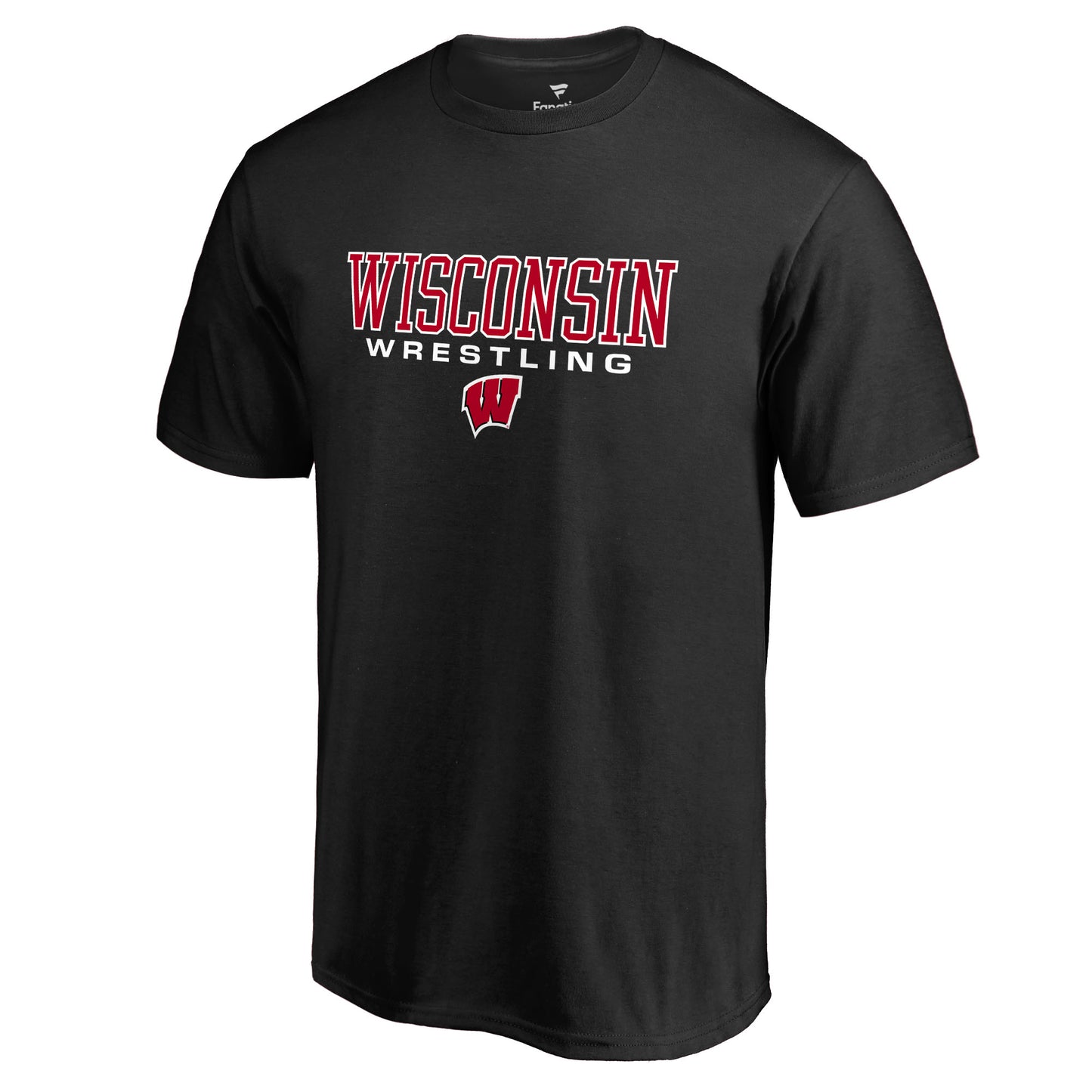 Men's Black Wisconsin Badgers True Sport Wrestling T-Shirt