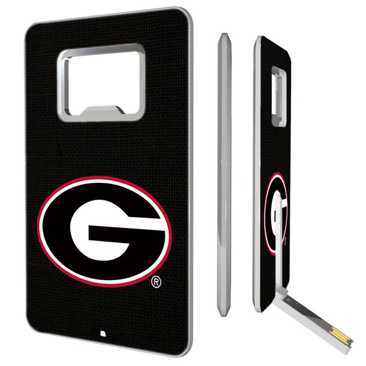 Georgia Bulldogs 16GB Credit Card Style USB Bottle Opener Flash Drive