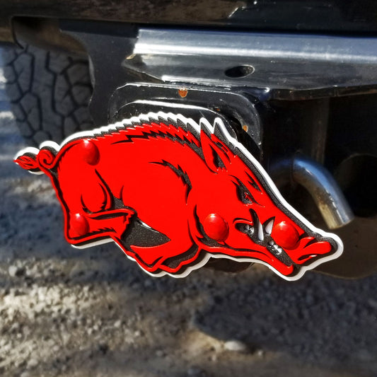 Arkansas Razorbacks Premium Steel Hitch Cover