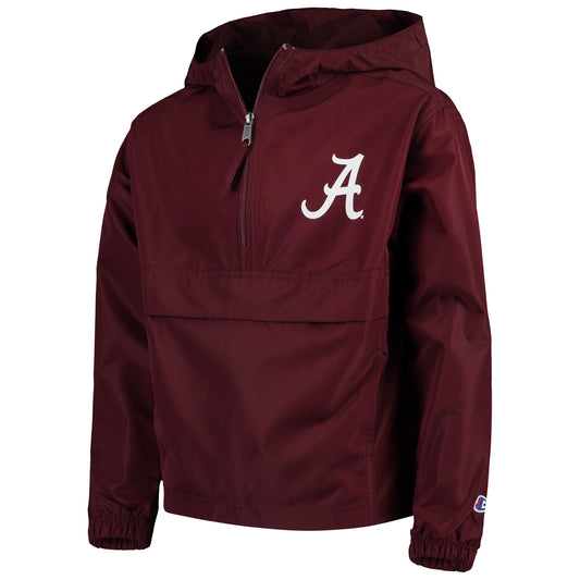 Youth Champion Crimson Alabama Crimson Tide Pack & Go Windbreaker Jacket