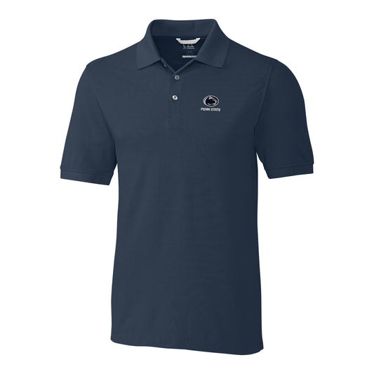 Men's Cutter & Buck Navy Penn State Nittany Lions Collegiate Big & Tall Advantage DryTec Polo