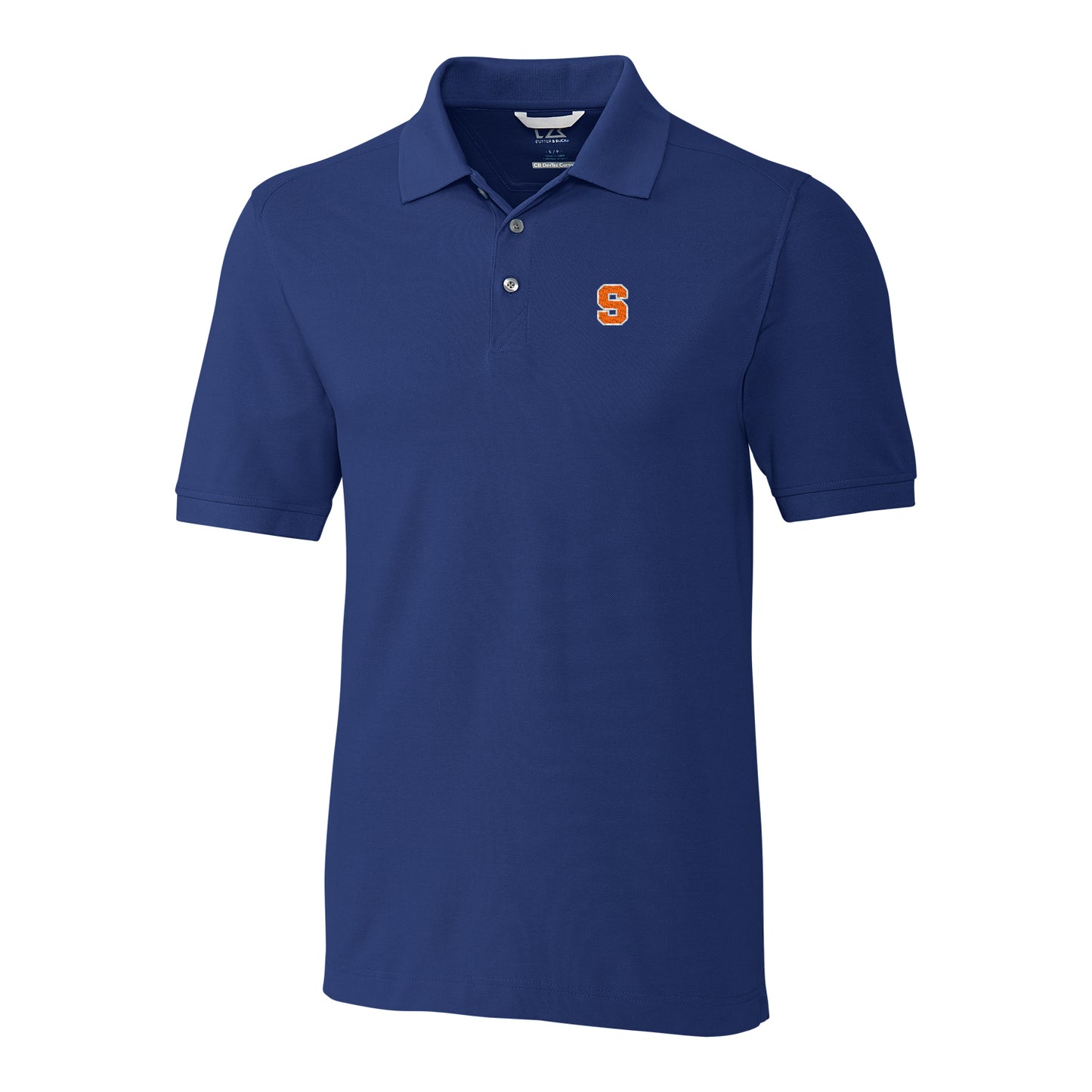 Men's Cutter & Buck Royal Syracuse Orange Collegiate Big & Tall Advantage DryTec Polo