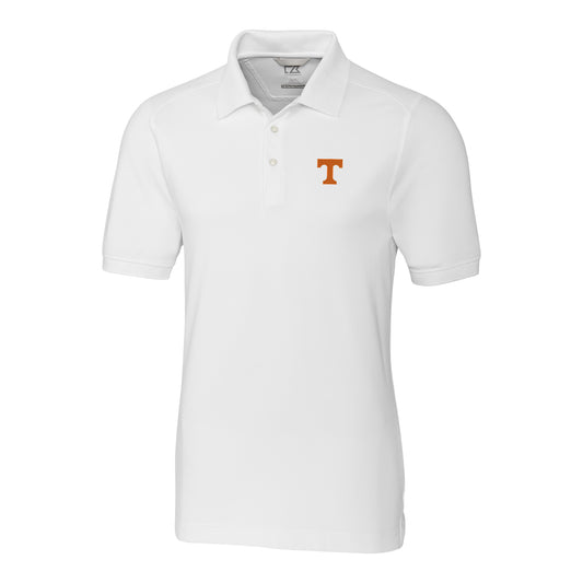 Men's Cutter & Buck White Tennessee Vols Collegiate Big & Tall Advantage DryTec Polo
