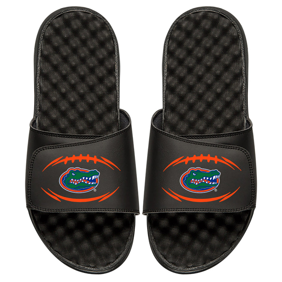 Youth ISlide Black Florida Gators Football Logo Slide Sandals
