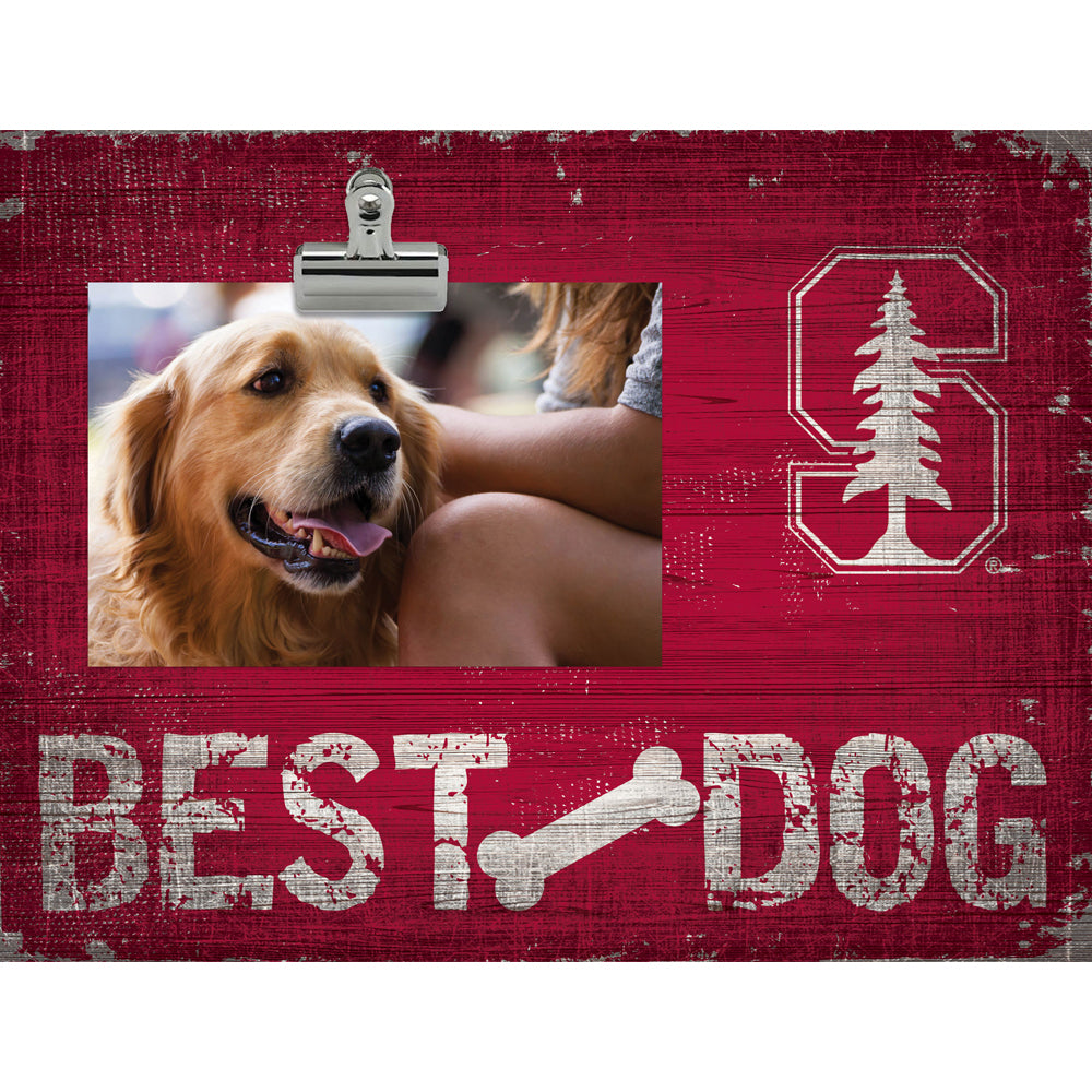 Stanford Cardinal 10.5" x 8" Best Dog Clip Photo Frame