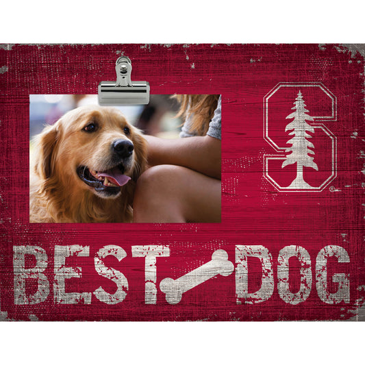 Stanford Cardinal 10.5" x 8" Best Dog Clip Photo Frame