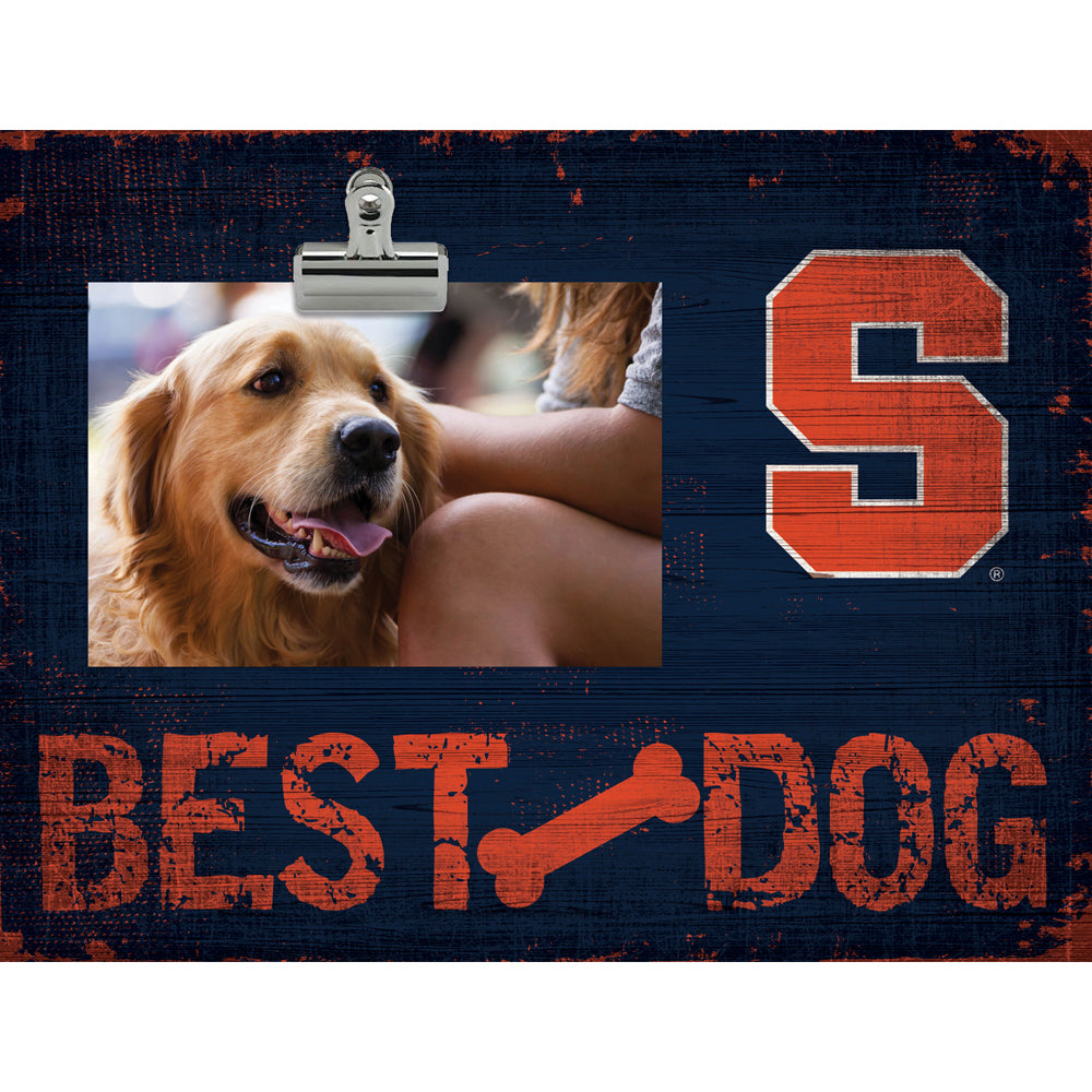 Syracuse Orange 10.5" x 8" Best Dog Clip Photo Frame