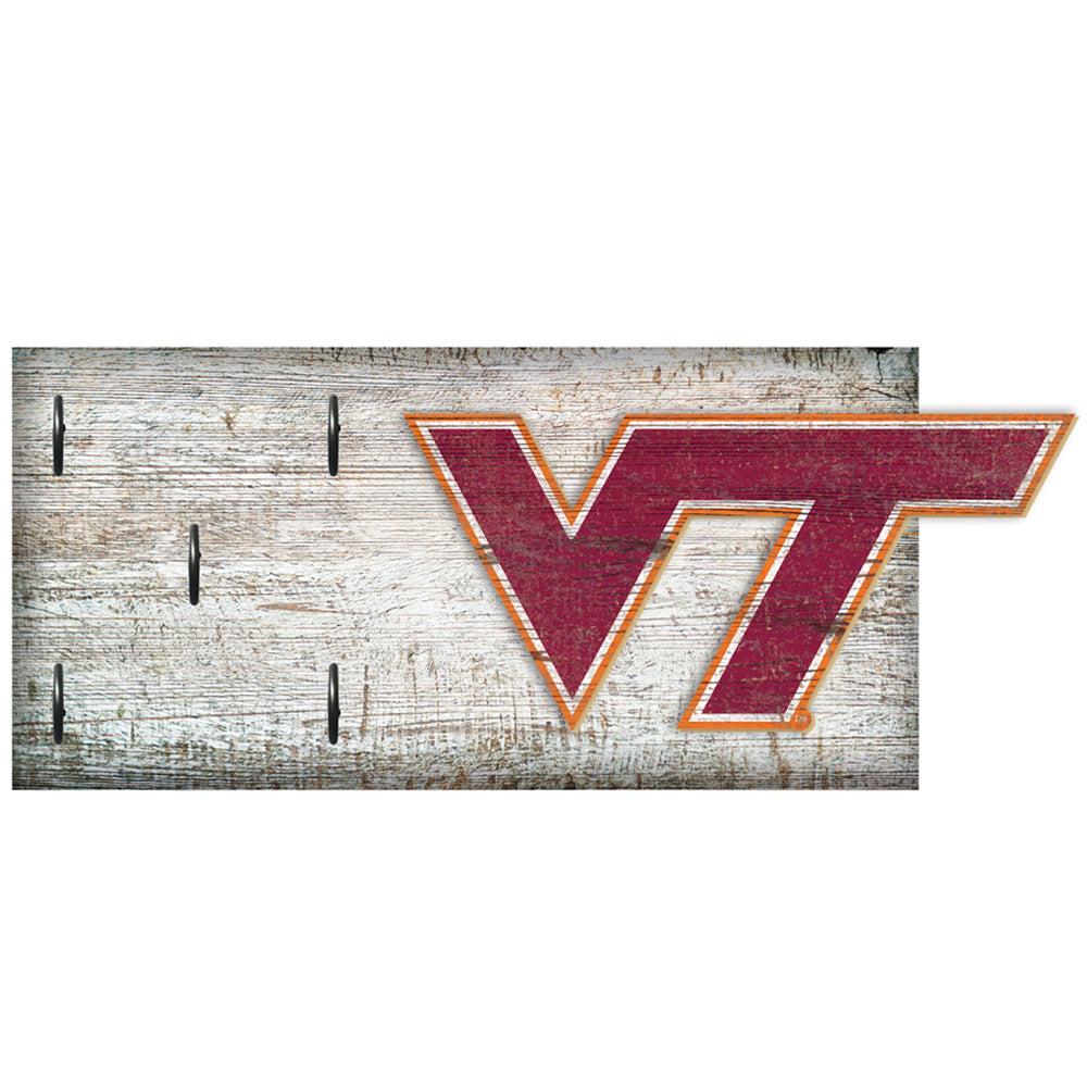 Virginia Tech Hokies 6" x 12" Mounted Key Holder