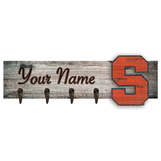 Syracuse Orange 24" x 6" Personalized Mounted Coat Hanger