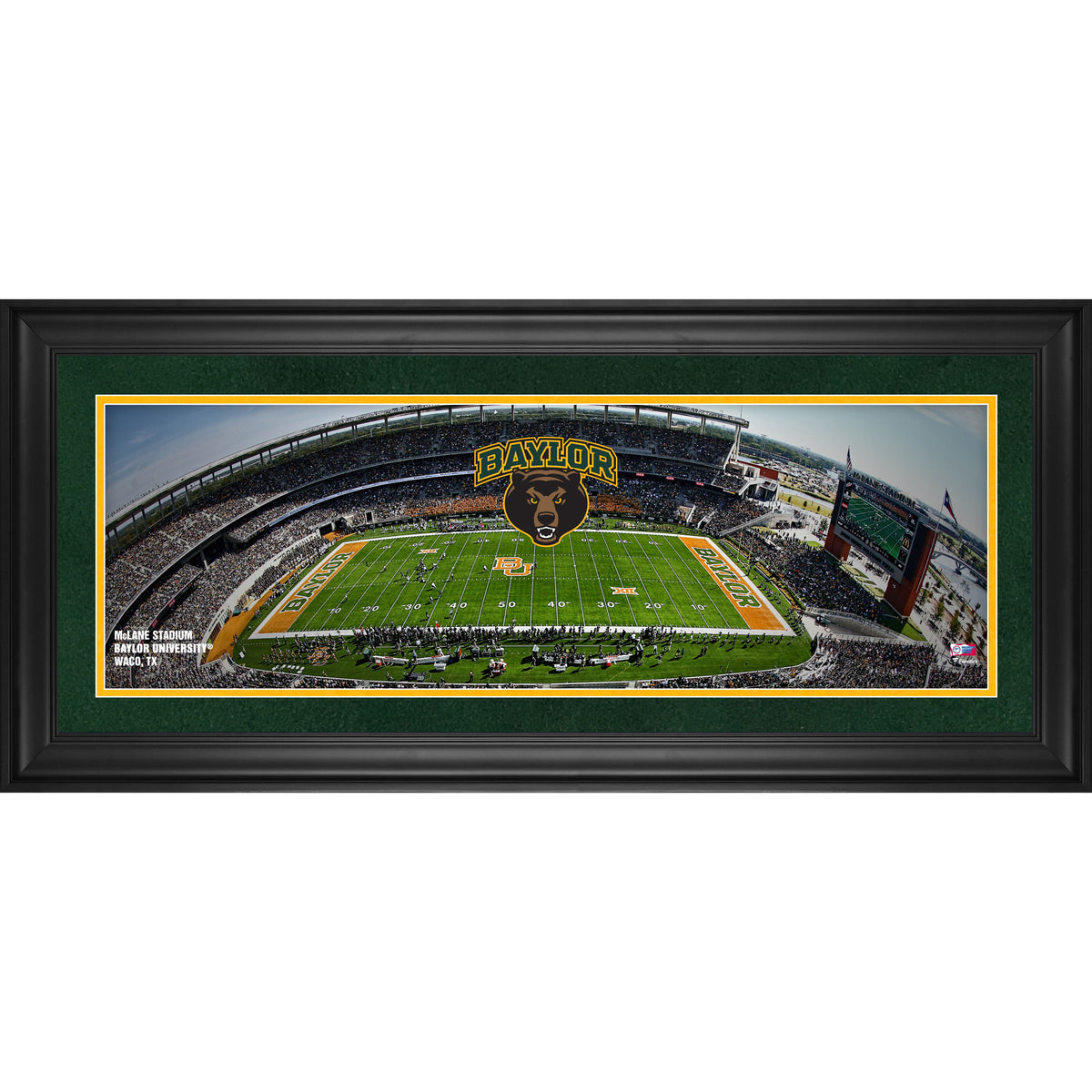 Baylor Bears Framed 10" x 30" McLane Stadium Panoramic Photograph