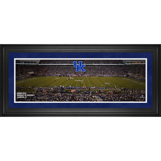 Kentucky Wildcats Framed 10" x 30" Kroger Filed Panoramic Photograph