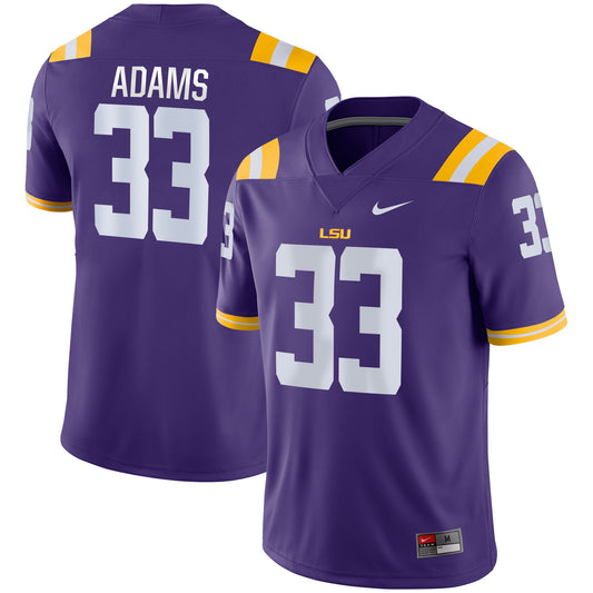 Men's Nike Jamal Adams Purple LSU Tigers Game Jersey