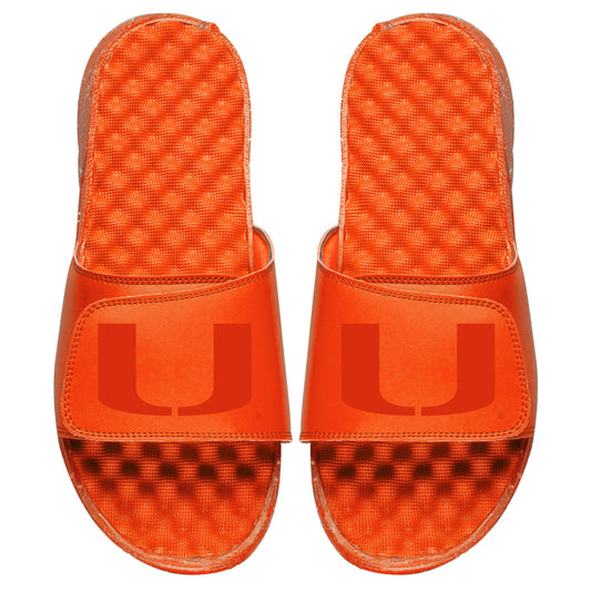 Youth ISlide Orange Miami Hurricanes Tonal Slide Sandals