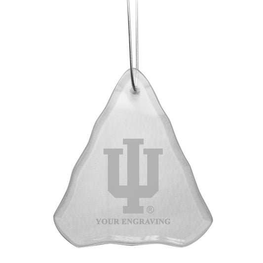 Indiana Hoosiers Crystal Tree Personalized Ornament