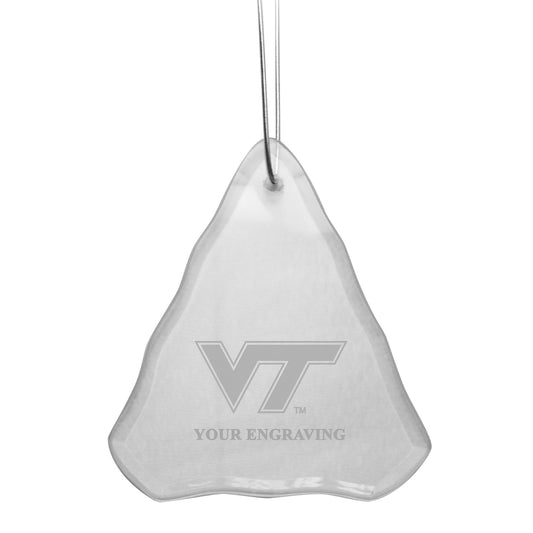 Virginia Tech Hokies Crystal Tree Personalized Ornament