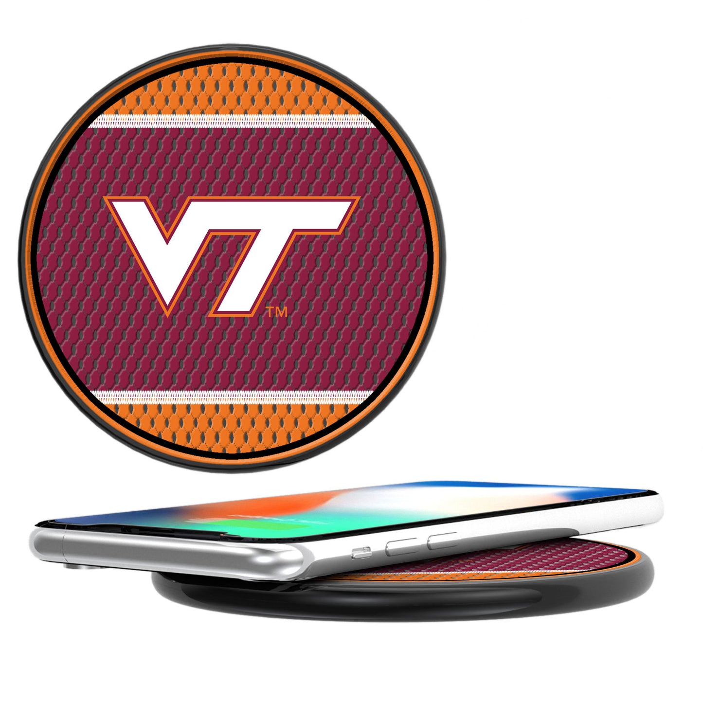 Virginia Tech Hokies Wireless Charging Pad