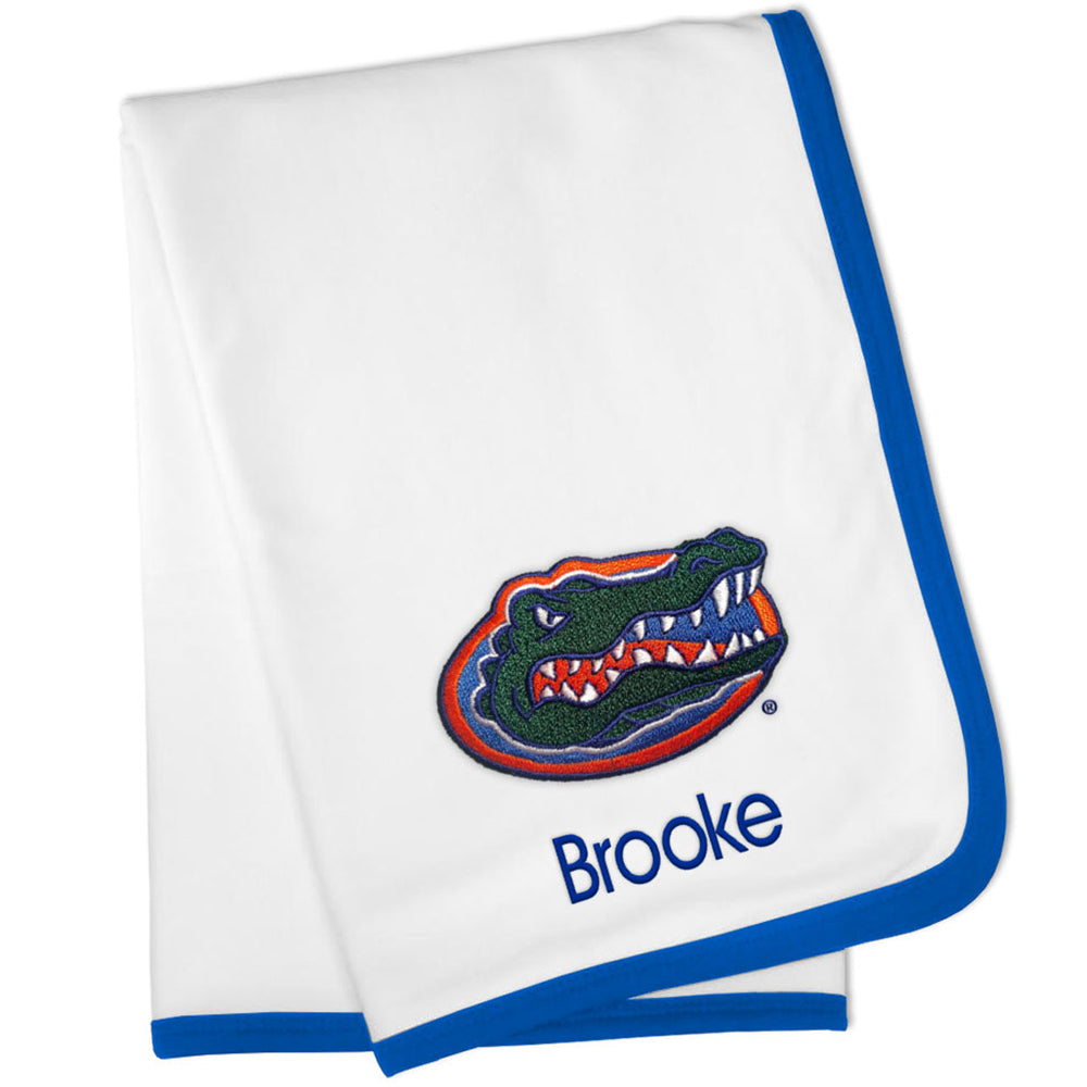 White Chad & Jake Florida Gators Personalized Blanket