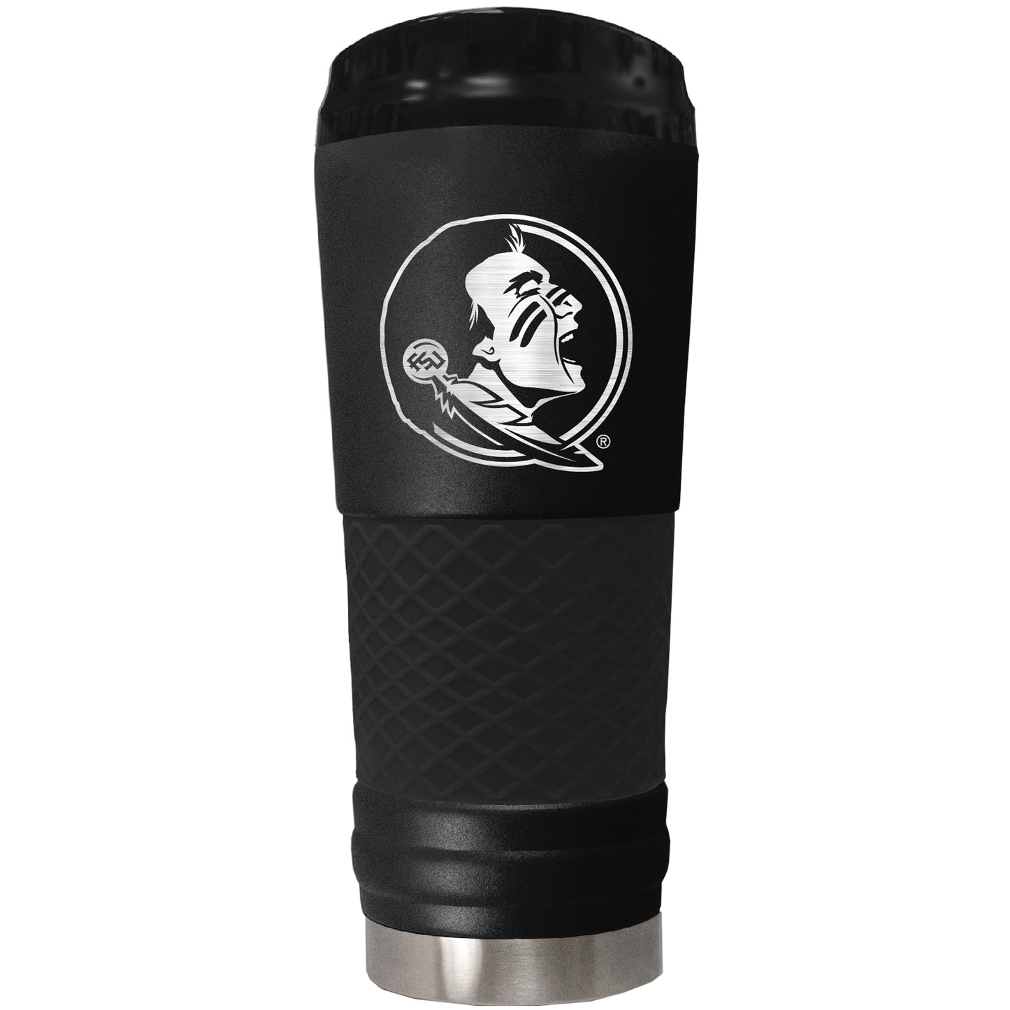Black Florida State Seminoles OHT Military Appreciation 24oz. Stealth Draft Travel Tumbler