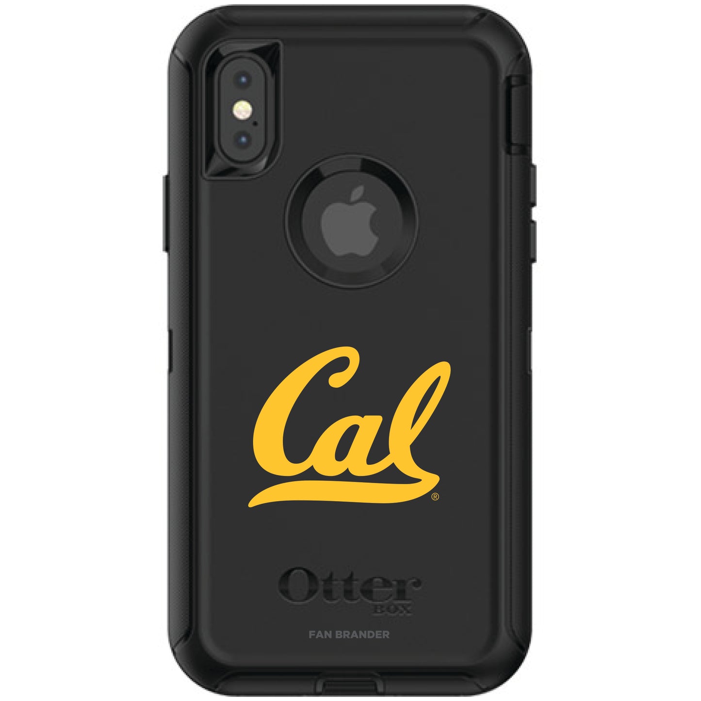 OtterBox Black Cal Bears iPhone X/XS Defender Phone Case