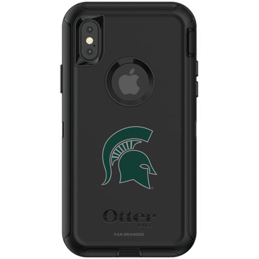 OtterBox Black Michigan State Spartans iPhone X/XS Defender Phone Case