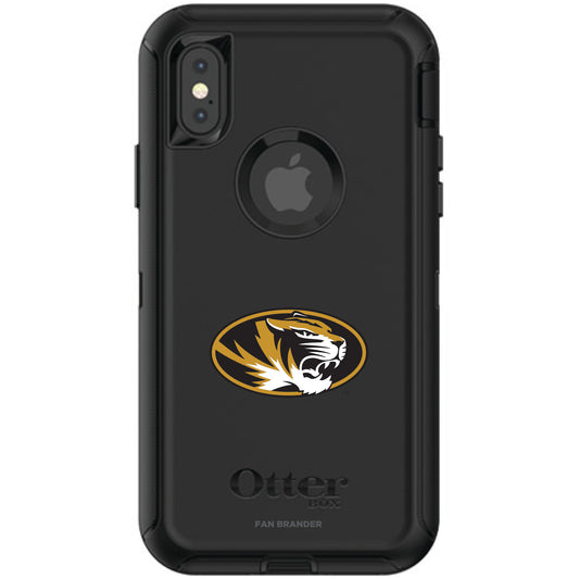 OtterBox Black Missouri Tigers iPhone X/XS Defender Phone Case