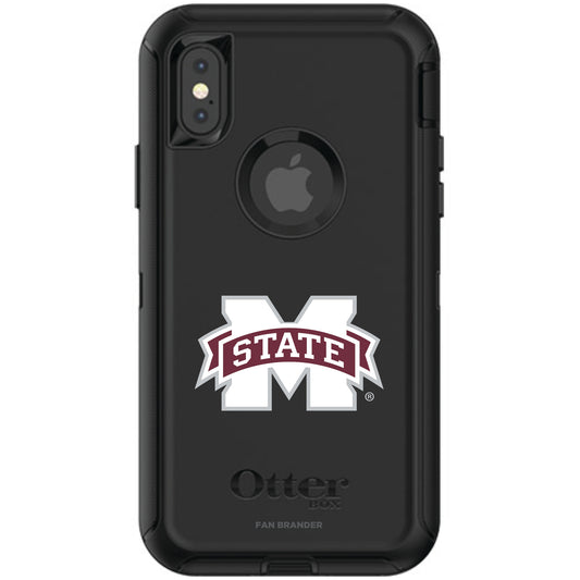 OtterBox Black Mississippi State Bulldogs iPhone X/XS Defender Phone Case