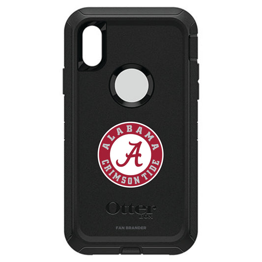 OtterBox Black Alabama Crimson Tide iPhone XR Defender Case