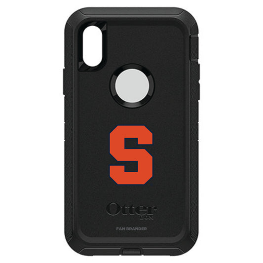 OtterBox Black Syracuse Orange iPhone XR Defender Case