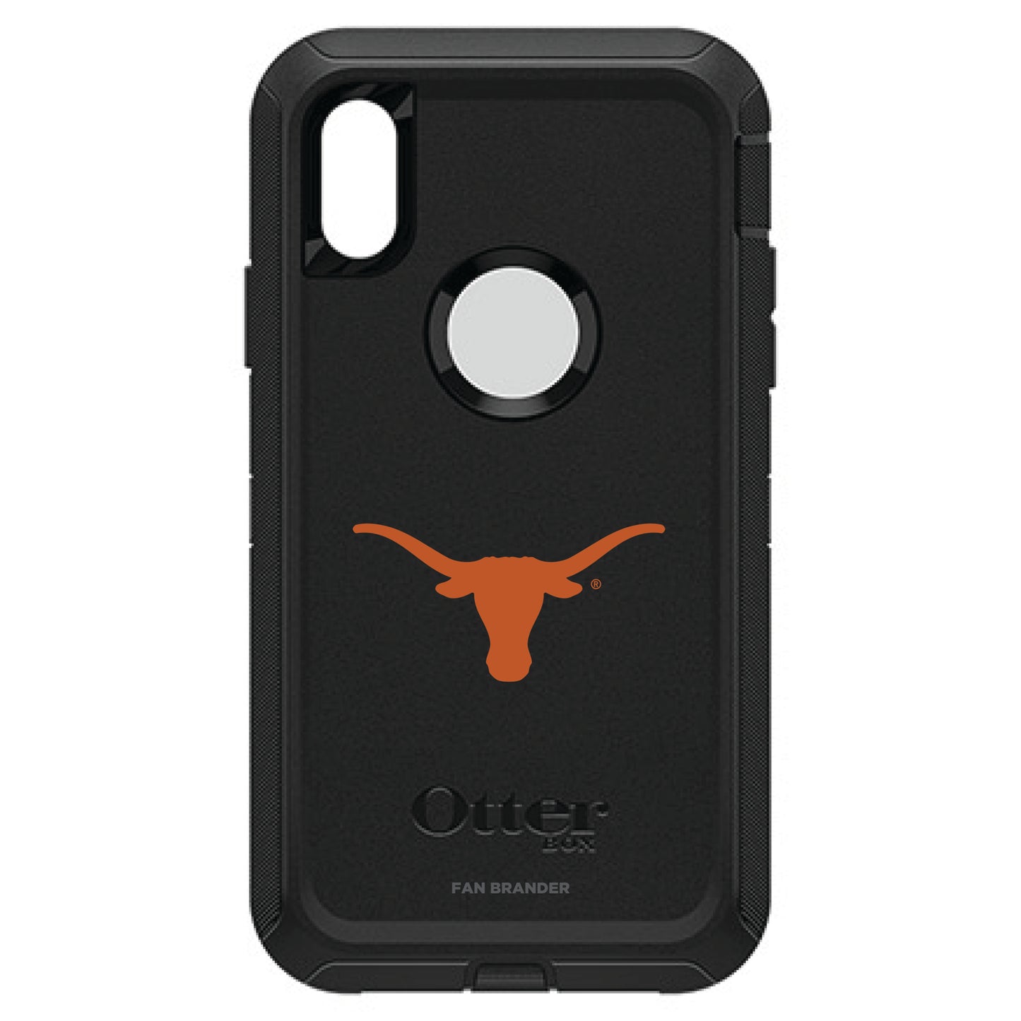 OtterBox Black Texas Longhorns iPhone XR Defender Case