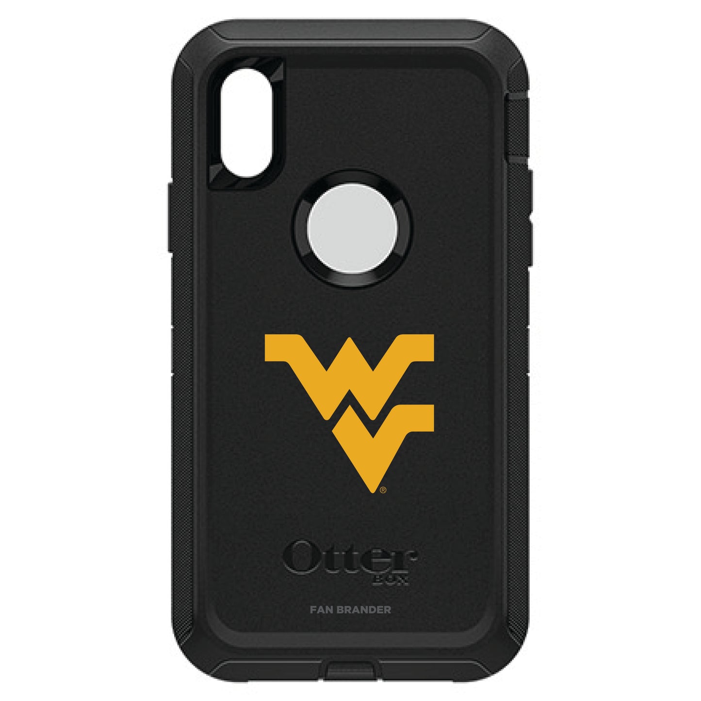 OtterBox Black West Virginia Mountaineers iPhone XR Defender Case