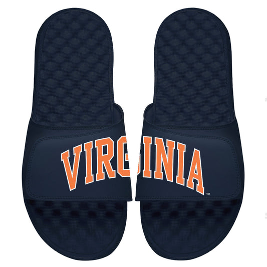 Men's ISlide Navy Virginia Cavaliers Split Slide Sandals